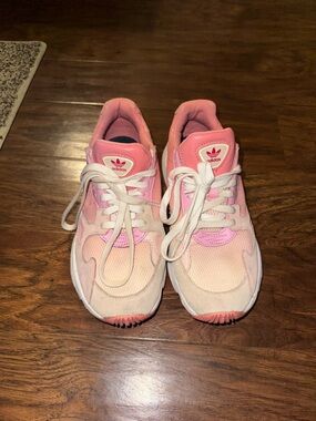adidas Pink Ombre Athletic Sneakers